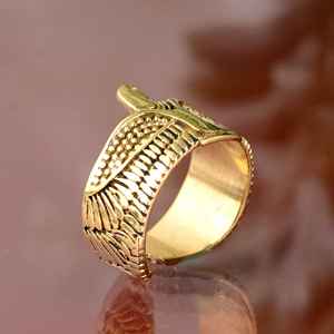 Venta al por mayor Moda Señora Anillos de dedo Joyería Mujer Joyería hecha a mano Diseño femenino Anillo de latón - Product Image 5