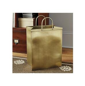 Cubo de basura de metal hecho a mano duradero con acabado rústico diseñado para crear una elegante estética de decoración interior - Product Image 5