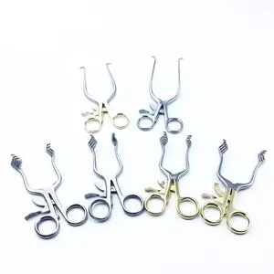 Instrumentos quirúrgicos veterinarios de acero inoxidable QNQ, Retractor Weitlaner con punta de retractor de autorretención, Retractor de punta roma - Product Image 2