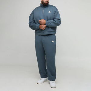 ชุดวอร์มผ้าฝ้าย 100% แบบสั่งทำพิเศษ สำหรับฤดูใบไม้ร่วง เป็นมิตรกับสิ่งแวดล้อม ระบายอากาศได้ดี มีฮู้ด เสื้อผ้ากีฬาผู้ชาย กางเกงขายาวทรงหลวม สวมใส่สบาย - Product Image 1