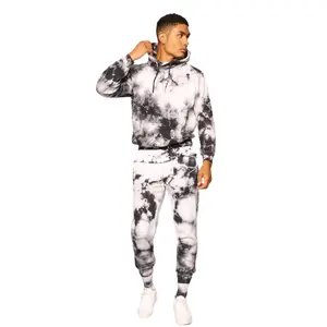 Winter Wholesale 2023 Men Pullover Tie Dye Tracksuit High Quality Sportswear New Design For Men Tracksuit High Quality Edition