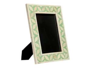 Marco de fotos con incrustaciones de hueso Natural 100%, calidad de larga duración, caja decorativa de pared increíble, Diamante Horizontal hecho, exportaciones globales - Product Image 2