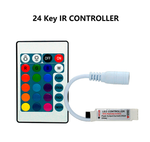 Giá Rẻ Giá 24key IR điều khiển từ xa SMD 5050 2835 RGB thay đổi điều khiển màu sắc cho <span class=keywords><strong>LED</strong></span> Strip ánh sáng DC12V <span class=keywords><strong>Mini</strong></span> RGB <span class=keywords><strong>Led</strong></span> điều khiển - Product Image 5
