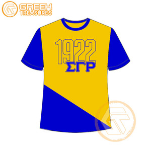 Venta al por mayor Sigma Gamma Rho mujeres camiseta hermandad ropa algodón Jersey alta calidad transpirable camiseta mujeres ropa griega - Product Image 4