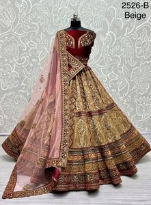 Navratri Collection Nueva Variedad Elegancia Vestidor Tendencia Terciopelo lehenga Choli Con Blusa Con Bordado Trabajo A Precio Barato - Product Image 4