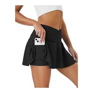 Falda Deportiva de Moda, Personalizada, de Verano, de Cintura Alta, Plisada, para Golf, Bádminton, Voleibol, Tenis, con Cruz en V, para Mujer - Product Image 1