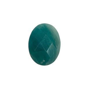 พลอยรูปไข่ขนาด 8 มม. สีฟ้าอะมาโซไนต์ รับรองโดย IGI จากประเทศจีน - Product Image 1