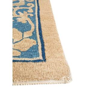 Tapis en laine noués à la main Pechino Gold Paem-463, motif floral classique pour grandes surfaces, pour salon et chambre, faits à la main, en PVC - Product Image 4