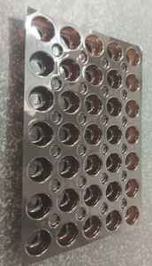 Bandejas de embalaje de ampollas médicas PET de color chocolate ecológico plástico de grado alimenticio para el cuidado médico y de mascotas - Product Image 3