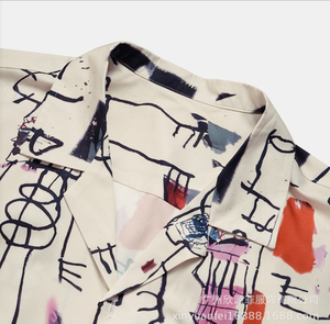 Nuevas camisas estampadas para hombres para vacaciones en la playa de Hawaii antiarrugas y transpirables para ropa de Citas - Product Image 3