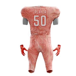 Ensemble d'uniformes de football américain respirants sur mesure, grandes tailles, pour l'entraînement estival et les jours de match, avec service OEM - Product Image 6