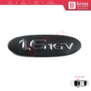 ตราสัญลักษณ์โลโก้ BSP573 สีดำ 1.6 16V สำหรับรถยนต์ Megane MK1 I ปี 1996-2004, Scenic JA0/1 ปี 1996-2001, RX4 7700432873 - Product Image 5