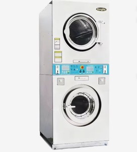 Nueva Lavadora-Secadora Eléctrica Original de Acero Inoxidable, Apilable, de Alta Capacidad, Eficiente en Energía, con Drenaje Manual - Product Image 3