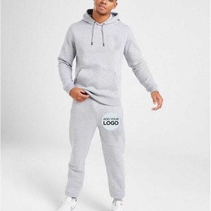 Chándales para hombre Conjuntos de chándal de 2 piezas Sudaderas con capucha de manga larga de lana Pantalones para correr Trajes atléticos para correr - Product Image 2
