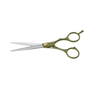 Durable Olive Green Professional Barber Scissors Japanese Stainless Steel 6.5 Inch Hair Cutting <b>Shears</b> For Stylist - Product Image 4