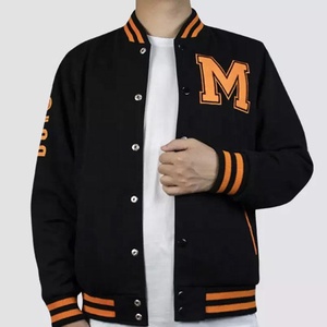 Venta al por mayor nuevo estilo Letterman chaquetas con capucha logotipo personalizado impreso largo fino estilo de moda para el invierno mejor precio chaqueta - Product Image 1