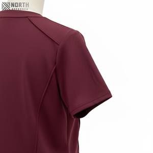 Vêtements pour hommes grande taille, t-shirt uni marron pour jeunes hommes et femmes, en vrac, étiquette OEM, chemises unisexes, t-shirts pour hommes de haute qualité - Product Image 6