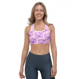 2023 new arrival Sport Plus Size gym wear workout ladies bra for sale Custom workout sports bra and panty shorts bra