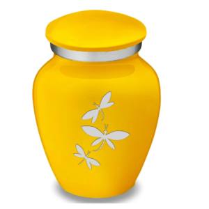 Top vente souvenir embrasser les urnes de crémation en gros forme classique urnes de souvenir en aluminium pour cendres - Product Image 6