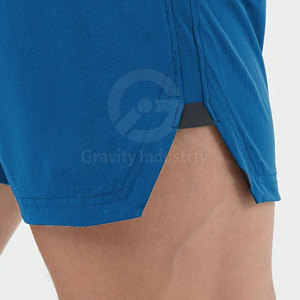 Pantalones Cortos Deportivos para Hombre, Estilo Moderno, Color Sólido, Casuales, de Alta Calidad, Secado Rápido, Transpirables, Poliéster/Algodón Premium - Product Image 6