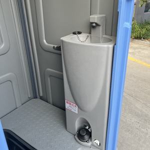 Inodoro portátil de plástico personalizado, inodoro público portátil prefabricado, inodoro móvil de HDPE para venta al por mayor. - Product Image 2