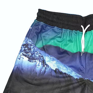 Pantalones cortos de malla de sublimación de moda de verano para hombres Pantalones cortos de malla de entrenamiento de artes marciales de buena calidad para hombres con logotipo - Product Image 3