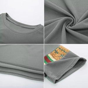 Ropa de poliéster con logotipo personalizado para hombre, 15 colores, gran oferta, conjunto de verano, camiseta gráfica para hombre, conjuntos cortos de dos piezas - Product Image 5