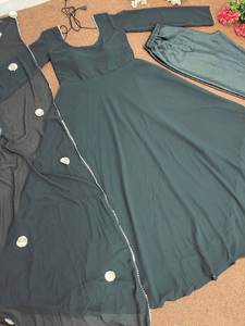 NOUVELLE ROBE DE SOIRÉE NOIRE AVEC DUPATTA - Product Image 6