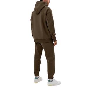 Survêtement de jogging personnalisé de bonne qualité, respirant, survêtement, pull en coton vierge, ensemble sweat à capuche et pantalon de survêtement lourds pour hommes - Product Image 5
