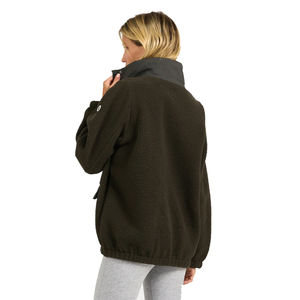 โลโก้ที่กําหนดเองของ High Street เสื้อแจ็คเก็ตเชอร์ปาหนักขนาดบวก / เสื้อแจ็คเก็ตเชอร์ปาแขนยาวออกแบบล่าสุดสําหรับผู้หญิง - Product Image 3