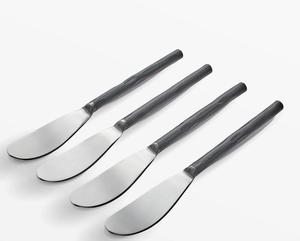 Couteau à beurre en métal forgé à la main de couleur noire pour une utilisation dans la cuisine à domicile à un prix abordable - Product Image 2