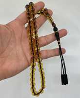 Chapelet de prière musulman perles lucite islamique Tasbih perles en résine transparente