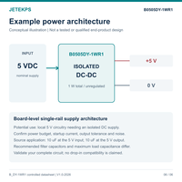 Convertisseur DC-DC isolé non régulé B0505DY-1WR1, montage sur carte, boîtier DIP, sortie unique 5V 200mA 1W, isolation 1500V, efficacité 84%
