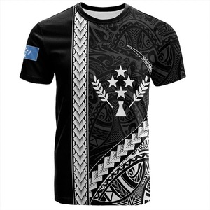 เสื้อยืดฮาวายโพลีนีเซียนเสื้อยืดสไตล์เรกเก้ใส่ได้ทั้งผู้ชายและผู้หญิงเสื้อยืดสไตล์เกราะสไตล์เรโก2025สำหรับ3D ออกแบบได้ตามต้องการ - Product Image 4