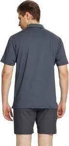Elegantes camisetas de polo de golf para hombres-Tela que absorbe la humedad para un rendimiento superior - Product Image 4