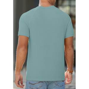 Mens <b>Waffle</b> Crew Neck <b>Shirts</b> Slim Fit Short Sleeve Casual T-<b>Shirt</b> - Product Image 4