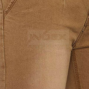 Hot Sale <b>Men's</b> Summer Casual Wear <b>High</b> <b>Waist</b> Breathable Cotton <b>Jeans</b> Pant Streetwear Style Lightweight Custom Made with Low MOQ - Product Image 5