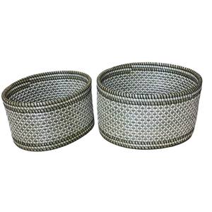 Special Item Eco-friendly <b>Seagrass</b> <b>Storage</b> <b>Basket</b> for Home Decoration Made in Vietnam - Product Image 2
