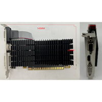 Nouvelle carte graphique de bureau multimédia PCI Express DDR3 1 Go DVI VGA pour ventilateur basse consommation ELSA GeForce GT 710