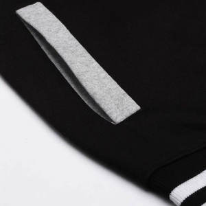 Chaqueta con letras de algodón de fabricante al por mayor de secado rápido, chaqueta universitaria de salida de fábrica ecológica de buena calidad para hombres - Product Image 6