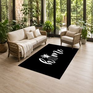 <b>RUGS</b> DEPOT LXDP-0761 Wholesale Black Charcoal Bohemian Tribal Digital Printed Machine Washable Chenille Area <b>Rug</b> <b>Non</b> <b>Slip</b> - Product Image 6