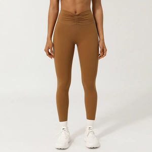 กางเกงเลกกิ้งออกกำลังกายเอวสูงหลายสีสำหรับผู้หญิงกางเกงออกกำลังกายแห้งเร็วระบายอากาศดีสำหรับวิ่งกลางแจ้ง - Product Image 4