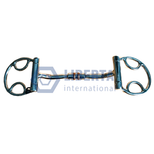 2025 Western Beval Bevel Snaffle with Copper <b>Roller</b> inlay Horse Bit Equestrian Equipment Liberta International - Product Image 3
