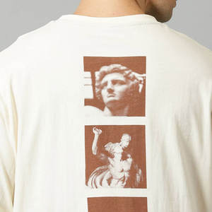 Camiseta Oversize de Moda, Nueva Camiseta de Color Sólido, Tela de Marca, Unisex, Manga Corta, Impresión de Logotipo Personalizado - Product Image 3