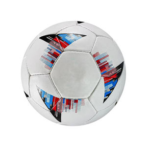 Ballon de football d'entraînement en cuir PU cousu à la machine de taille standard professionnelle en gros, logo personnalisé, poids officiel - Product Image 3