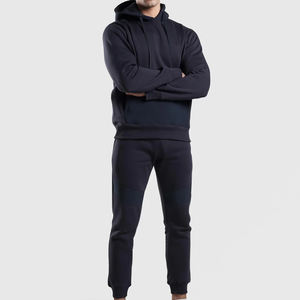 Ensembles de survêtements à fermeture éclair personnalisés pour hommes à petit budget vente en gros entraînement Fitness sport deux pièces ensemble budget amical survêtement pour hommes - Product Image 1