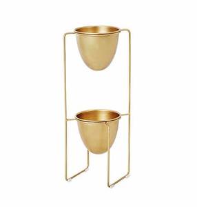 First-Class Outdoor Garden Decor Black Golden Pot Balcony Kit Metal Iron Artificial Plant Stand Pretty Design <b>Wire</b> <b>Flower</b> Pot - Product Image 4