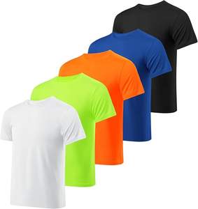 ชุดกีฬาผู้ชาย NG2026 แบบ 2 ชิ้น เสื้อยืดและกางเกงขาสั้น ผ้าฝ้าย 100% โลโก้ด้านหน้าแบบเรียบ ผ้าแคนวาสทรงหลวม ระบายอากาศได้ดี - Product Image 5