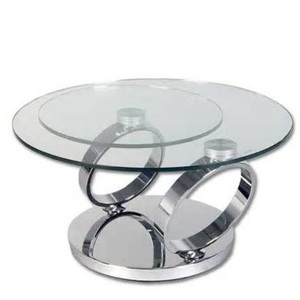 โต๊ะข้างโซฟาตกแต่งด้วยโลหะชุบนิกเกิลโต๊ะกาแฟรูปร่างและขนาดตามสั่งสำหรับบ้านและโรงแรมคาเฟ่ร้านอาหาร - Product Image 3