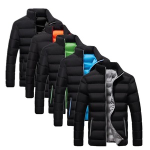 Veste bouffante en laine pour hommes Offre Spéciale Logo personnalisé chaud à capuche coupe-vent vêtements d'extérieur d'hiver avec tissu en toile et doublure en coton - Product Image 1